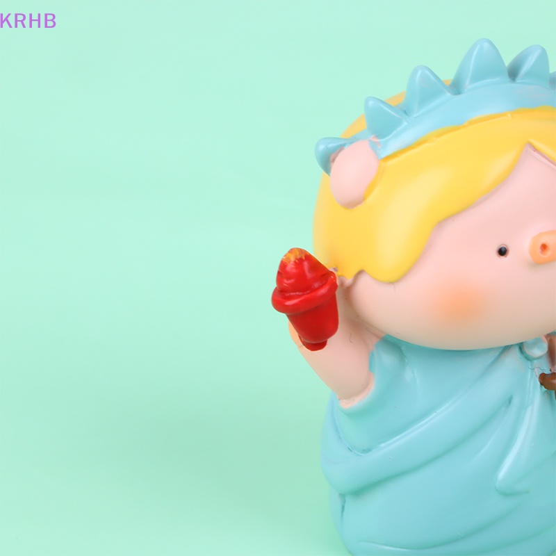 Chú Heo Hoạt Hình Dễ Thương Dùng Để Trang Trí Tiểu Cảnh Mới