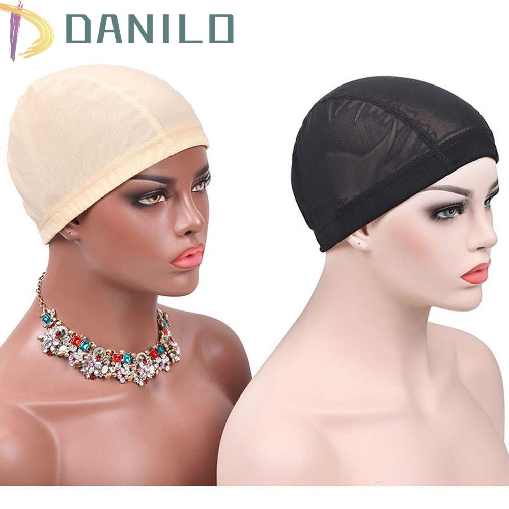 Mũ Lưới Đội Tóc Giả Co Giãn Tự Nhiên Màu Be Đen Chất Lượng Cao