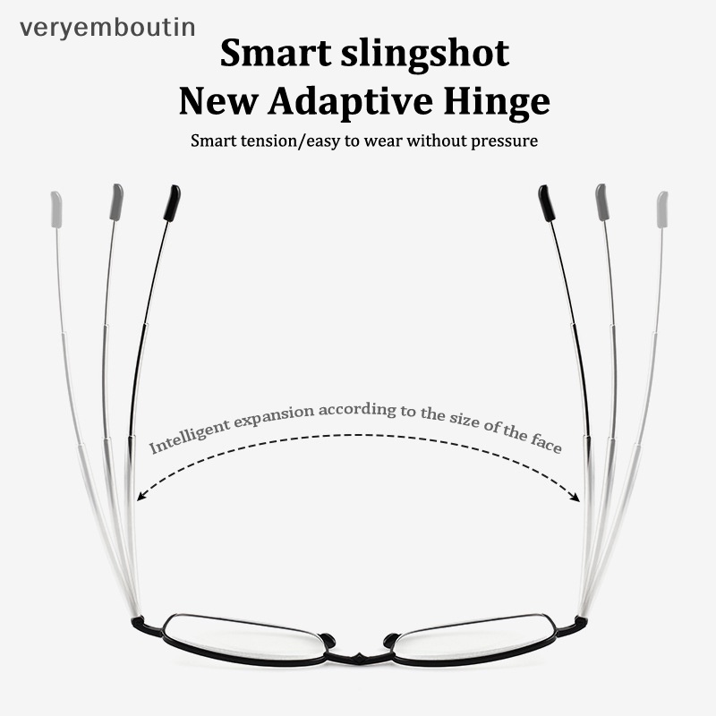 Kính Đọc Sách Chống Ánh Sáng Xanh Có Thể Gấp Gọn Kèm Hộp Đựng Dành Cho Nam Nữ