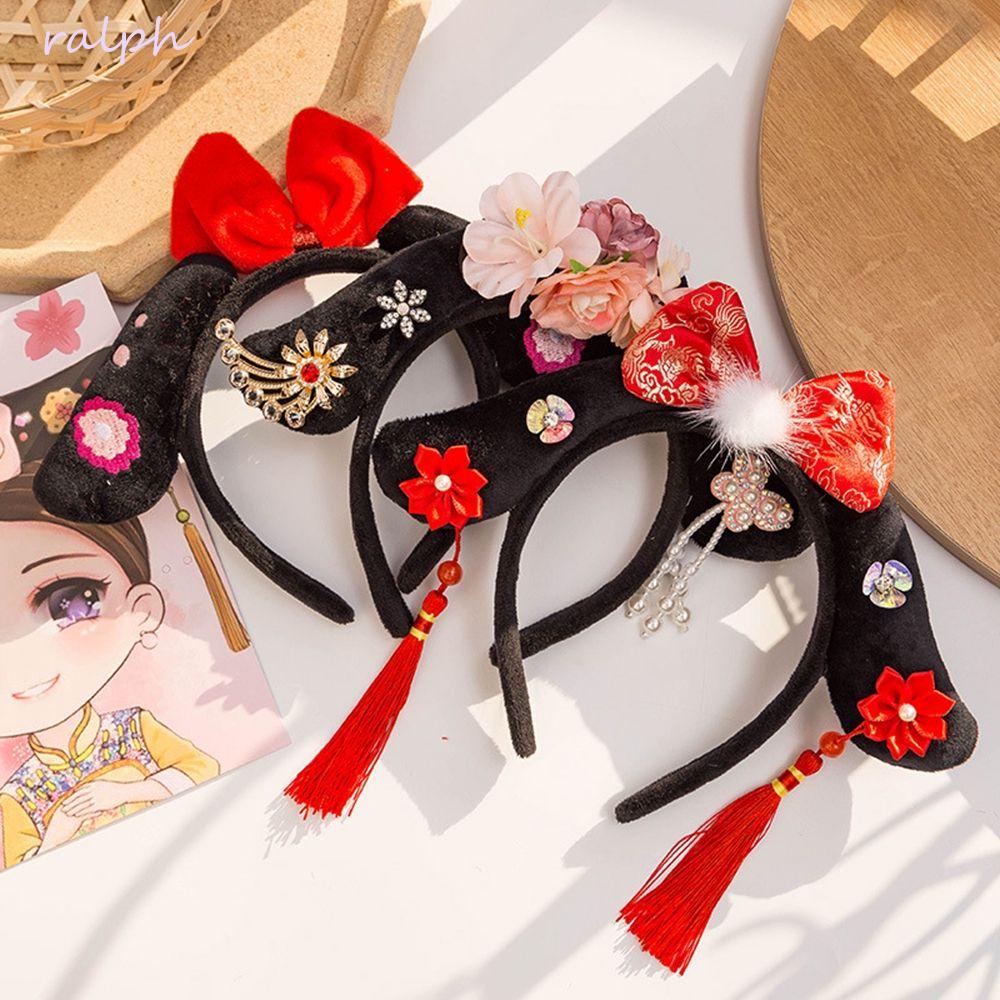 Trâm Cài Tóc Đính Nơ Tua Rua Phong Cách Trung Hoa Cổ Điển