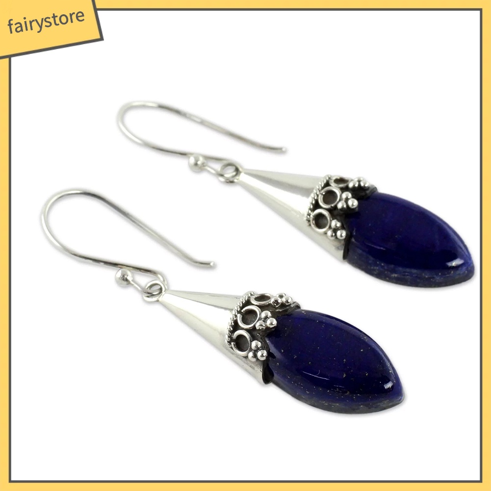 Bông Tai Móc Treo Đính Đá Nhân Tạo Phong Cách Vintage Dành Cho Nữ