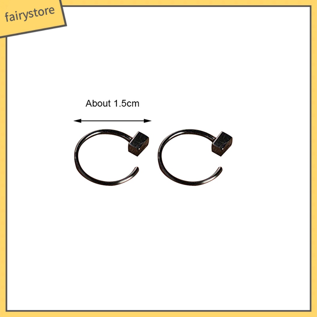 1 Đôi Bông Tai Xỏ Hình Hoa Bướm Sáng Lấp Lánh Dành Cho Nữ