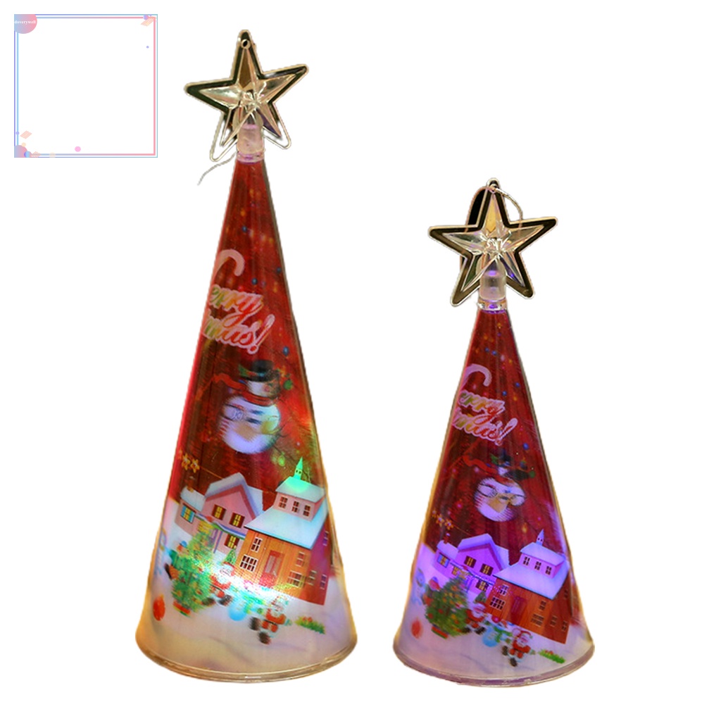 Đèn LED Phát Sáng Nhiều Màu Trang Trí Cây Thông Giáng Sinh