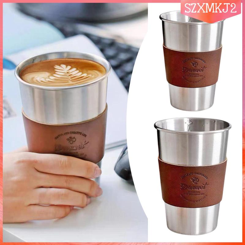 Ly Uống Nước Bằng Thép Không Gỉ Có Tay Cầm szxmkj2