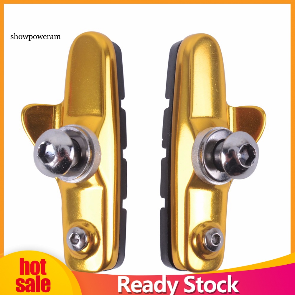 1 Cặp Má Phanh Cao Su Nhôm Thay Thế Cho Xe Đạp