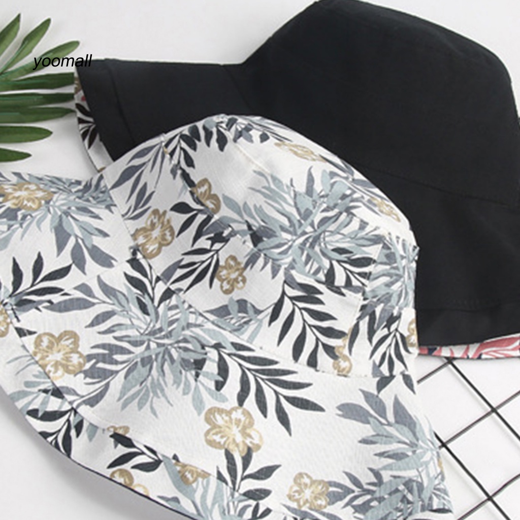 Mũ Vành Tròn Dây Rút Hai Mặt Thời Trang Mùa Hè Cho Nữ