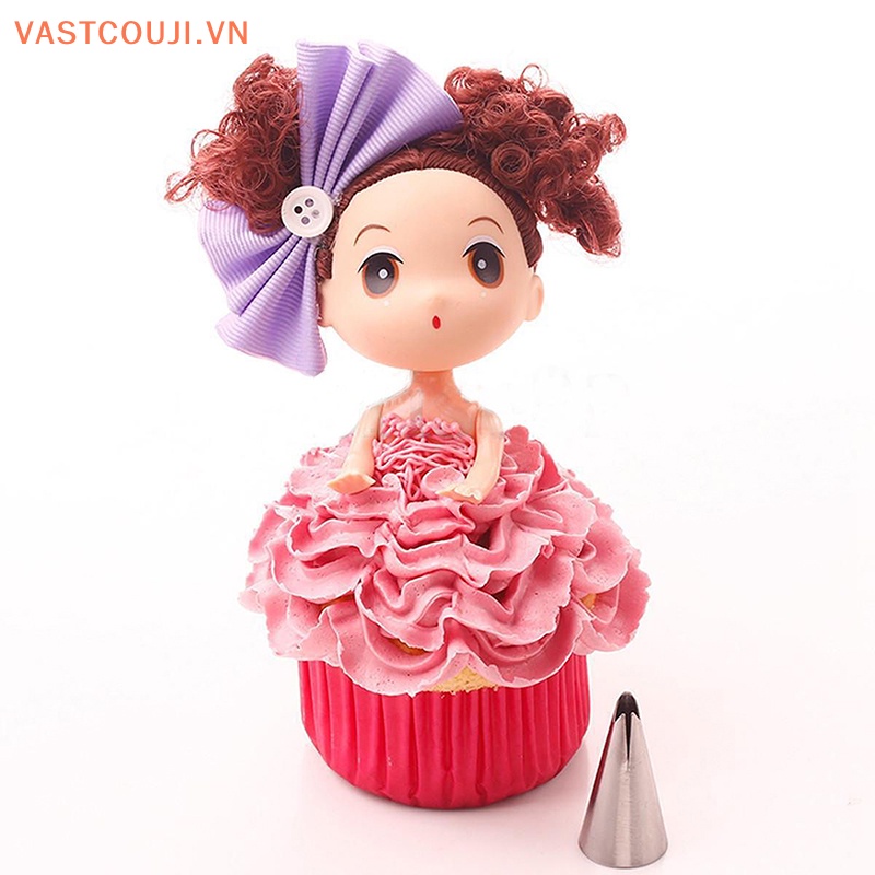 Bộ 7 Đuôi Bắt Bông Kem VASTJI Bằng Thép Không Gỉ Bộ 7 Đuôi Bắt Bông Kem Trang Trí Bánh Bằng Thép Không Gỉ