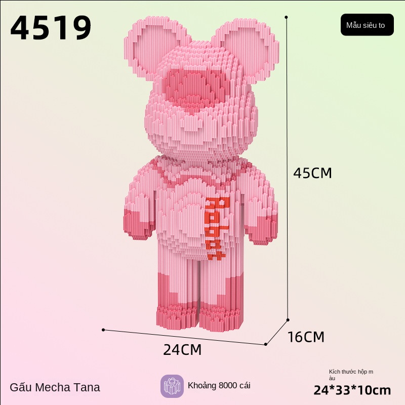 Bộ Đồ Chơi Xếp Hình Khối Vui Nhộn Dành Cho Trẻ Em Và Người Lớn