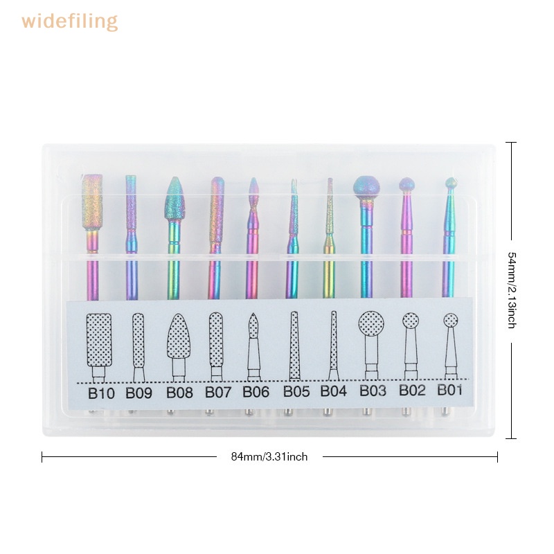 Set 10 Mũi Khoan Móng Tay Chuyên Dụng