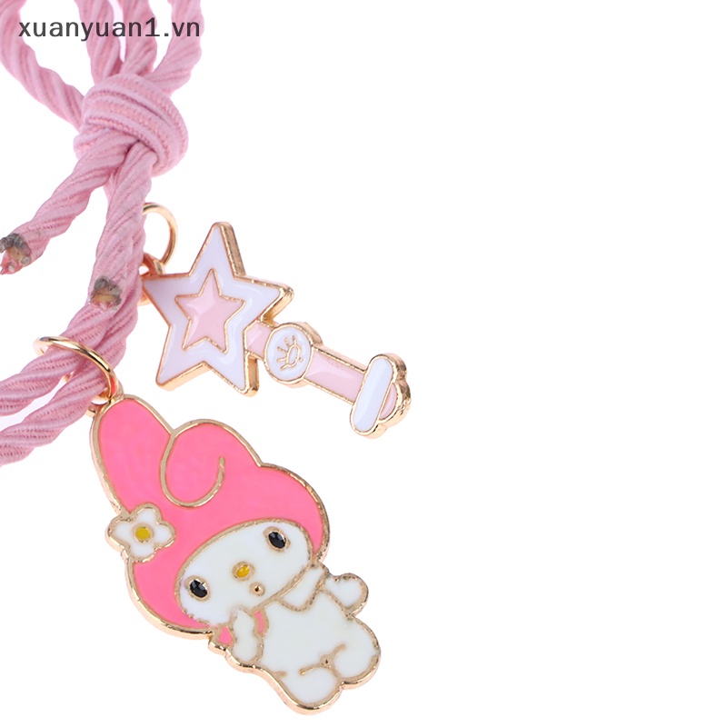 Vòng Tay Da Từ Tính In Hoạt Hình Kuromi Mymelody Dễ Thương