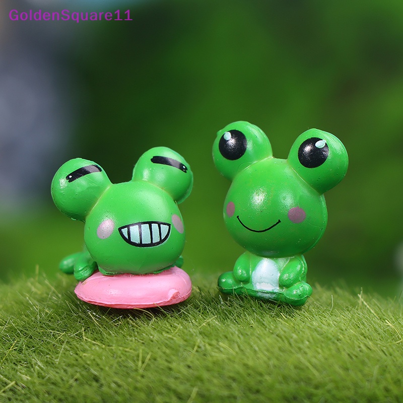 Set 2 Đồ trang trí Chú Ếch Mini Dễ Thương Dùng Trang Trí