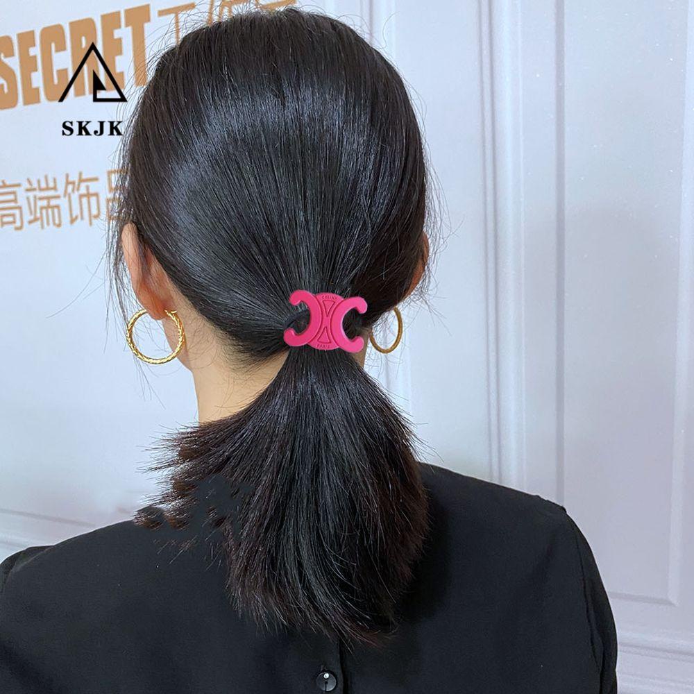 Dây Cột Tóc Vòm Màu Kẹo Đơn Giản Cho Nữ Giá Đỡ