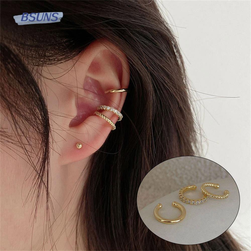 Set 3 Khuyên Vành Tai Thời Trang Cá Tính Cho Nữ