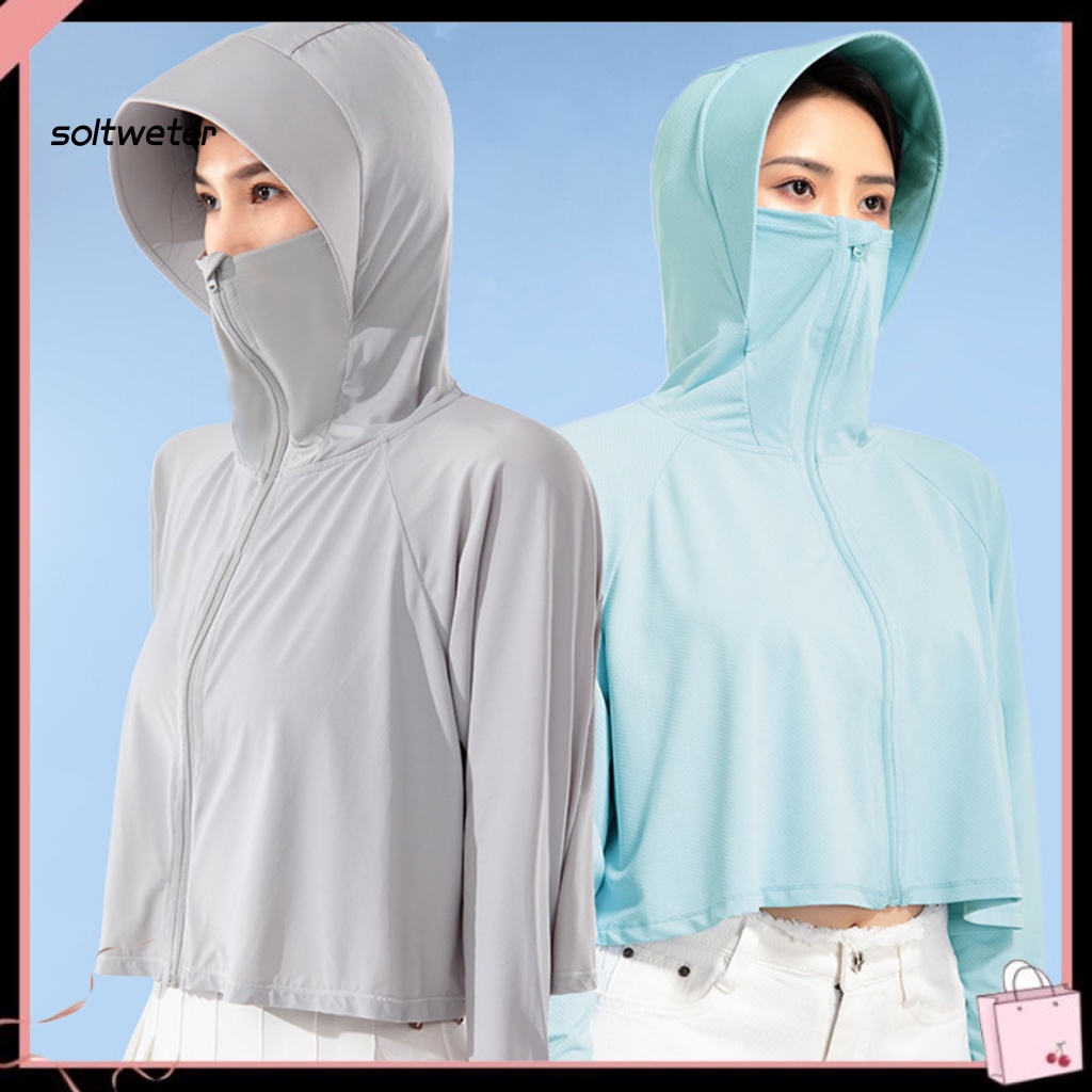 Áo Khoác Chống Nắng Tay Dài UPF 50 Chất Liệu Nhanh Khô Tiện Dụng Cho Hoạt Động Ngoài Trời