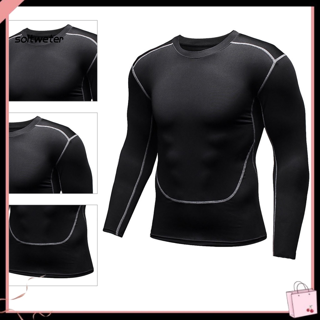 Áo Thun Thể Thao Thấm Hút Mồ Hôi Nhanh Khô Màu Sắc Tương Phản Cho Nam