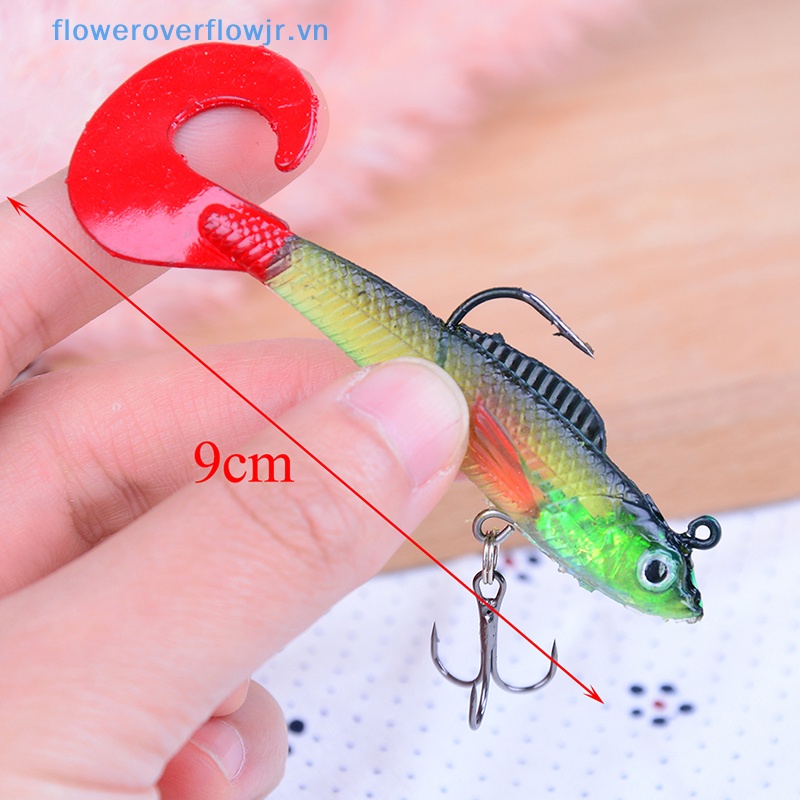 Mồi Câu Cá Bằng Silicone Mềm Hình Giun Kích Thước 9Cm 14G Túi Đeo Chéo Thời Trang Sành Điệu Cao Cấp