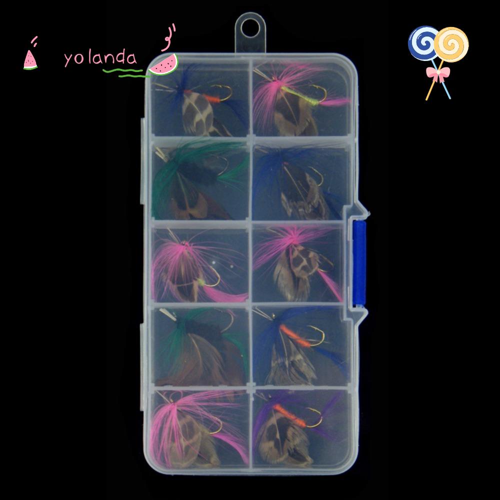 Bộ 10 Móc Câu Cá Hình Bướm Bay Chuyên Dụng