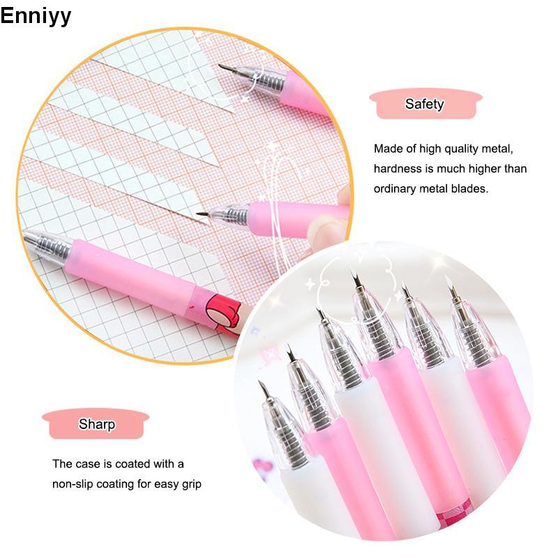 ✨✨Dao rọc giấy dạng bút bi hình gấu dâu