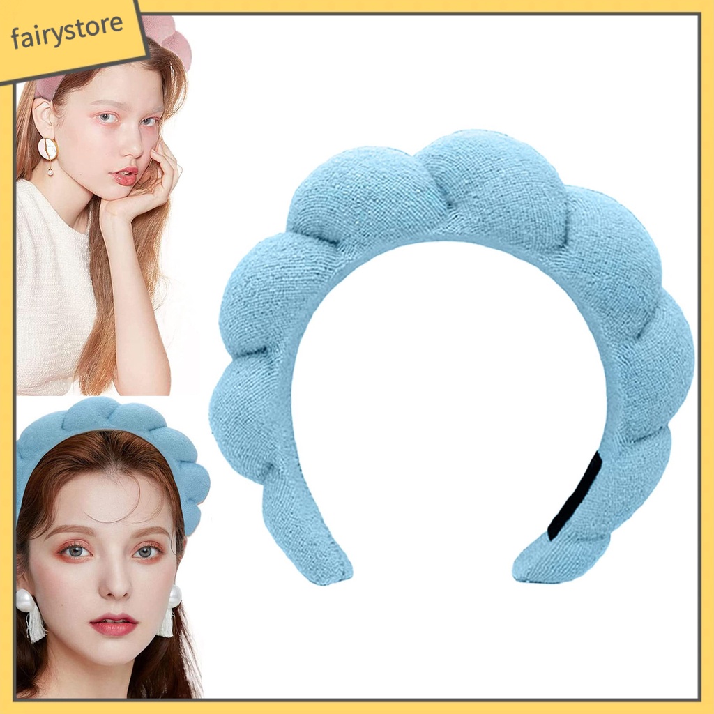 Băng Đô Cài Tóc Bằng Xốp Cao Không Trượt Màu Sắc Đơn Giản Phong Cách Hàn Quốc