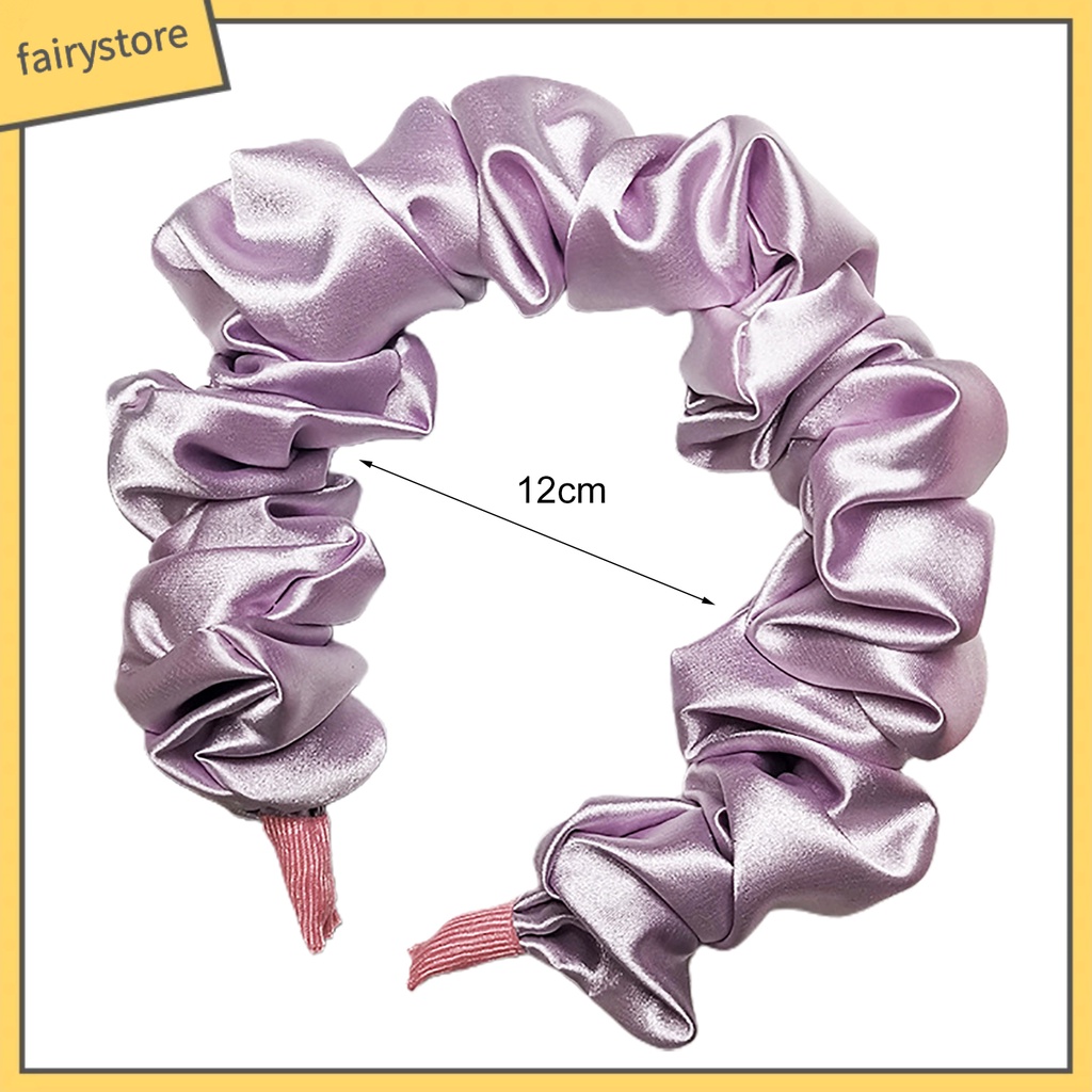 Kẹp Tóc Lụa Màu Trơn Chống Trượt Dùng Hàng Ngày