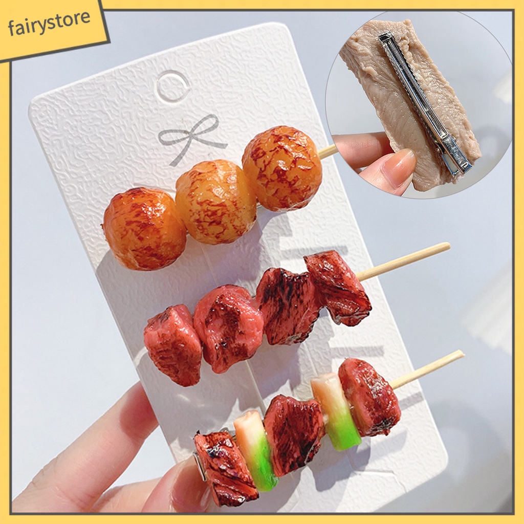 Kẹp Tóc Trang Trí Hình Thức Ăn Cho Nữ Dự Tiệc