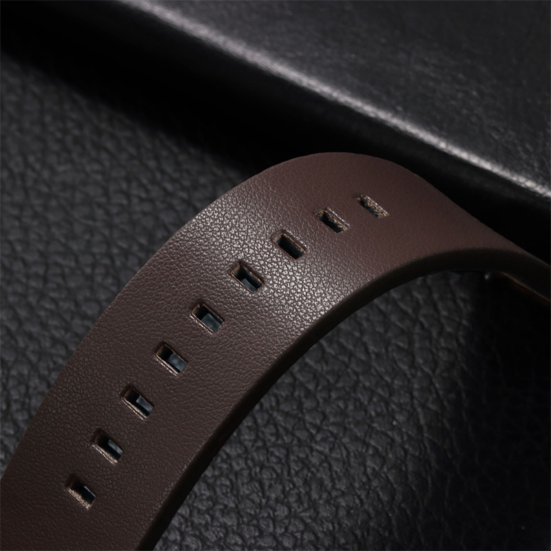 Dây Đeo Bằng Da Thật 18mm 20mm 22mm 24mm Cho Đồng Hồ Thông Minh Samsung Galaxy Iwatch 3 4 Classic 42mm 46mm