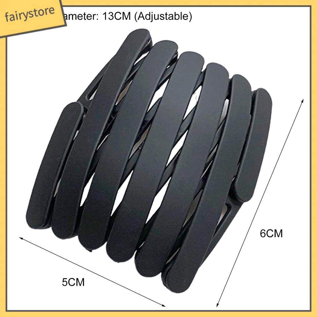 Băng Đô Cài Tóc Chống Trượt Có Thể Thu Gọn Tiện Dụng Cho Nữ