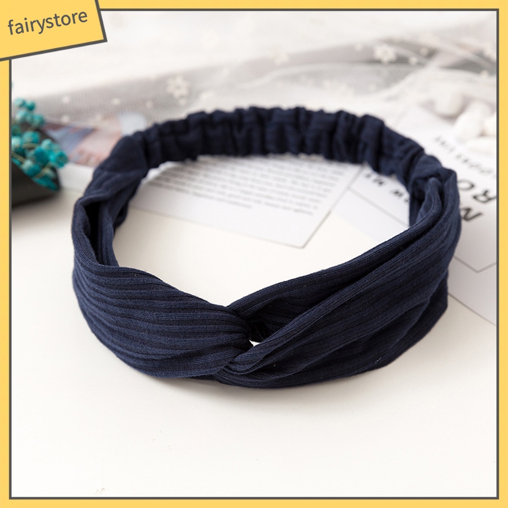 Băng Đô Thắt Nút Chéo Thời Trang Cho Nữ