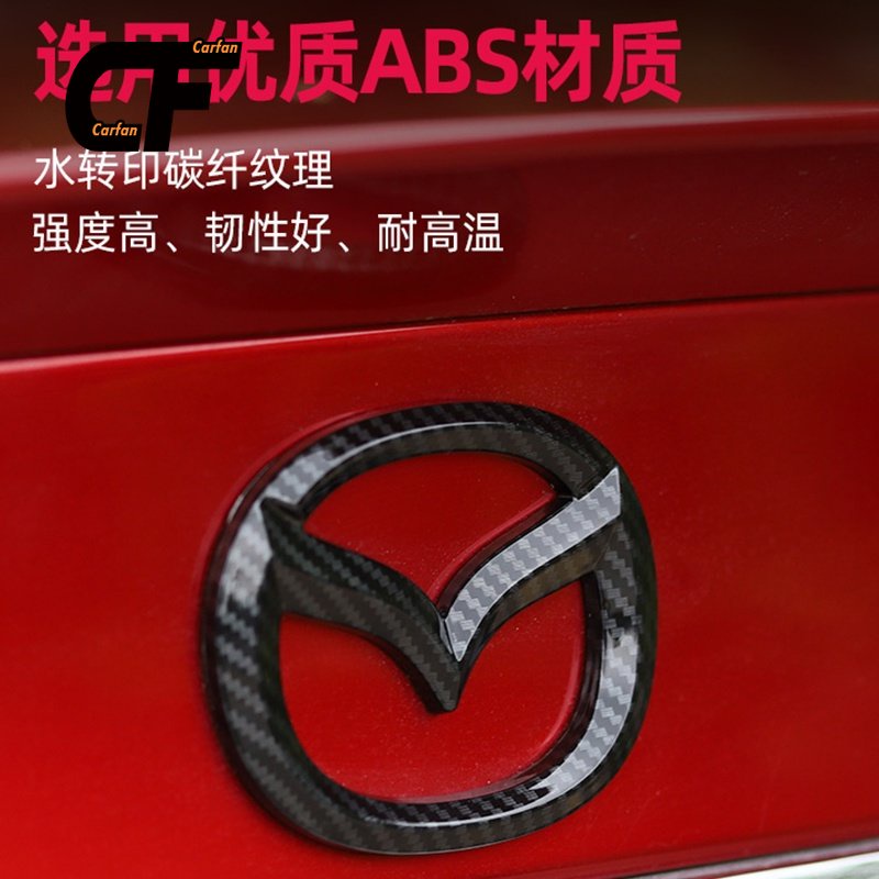 Miếng Dán logo Trước Và Sau Trang Trí Cho Xe Hơi Mazda CX30 CX-30
