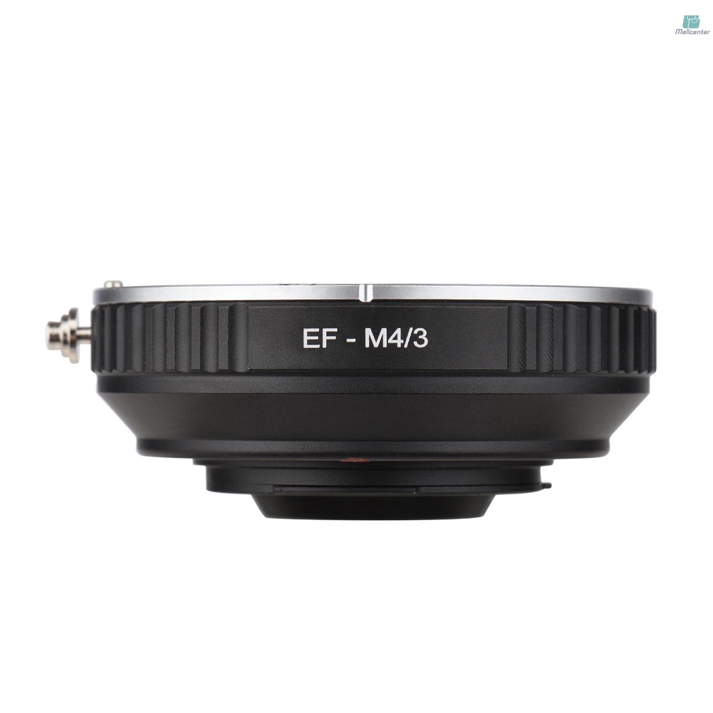 EF-M4/3 Camera Lens Mount Adapter Ring Focus Reduce Aperture Enlarge Replacement for  EF Lens to Panasonic DMC-DX85/GH4/GH5/GF1 for Olympus E-M5/E-M10/E-PL1/E-M10II/ PEN-F/E-PL3 M4/3 Mount Cameras