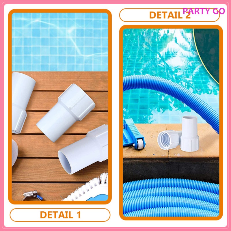 Set 4 Đầu Nối Ống Nước Bể Bơi Tiện Dụng Chất Lượng Cao