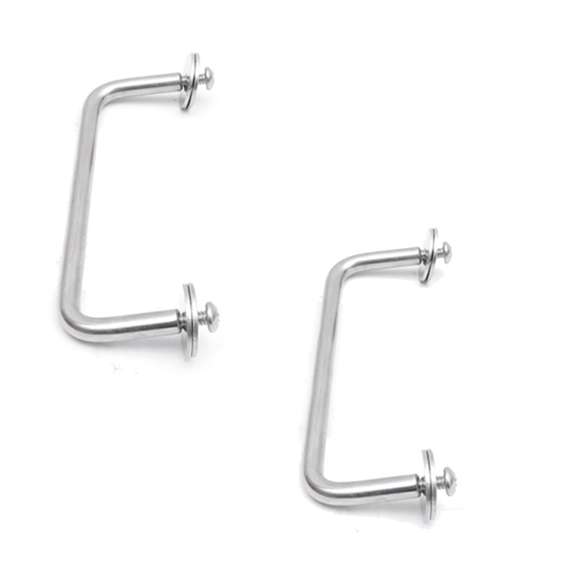 Set 2 Tay Cầm Gắn BCD Lặn Biển SS316 Bằng Bạc