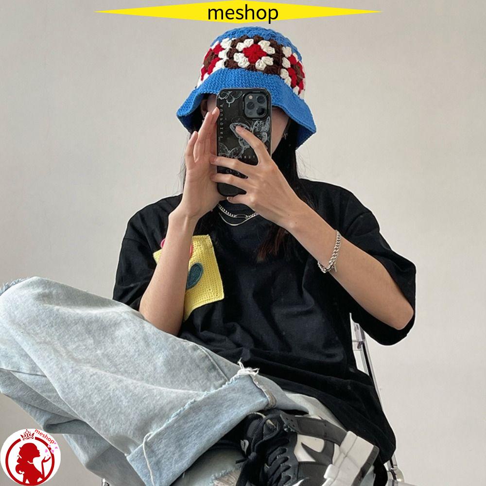 Mũ Bucket Họa Tiết Hoa Dễ Thương Xinh Xắn