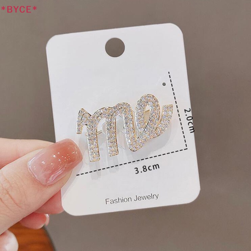 Ghim Cài Áo Hình Chữ ME Đính Đá Thời Trang Dành Cho Nữ Mới