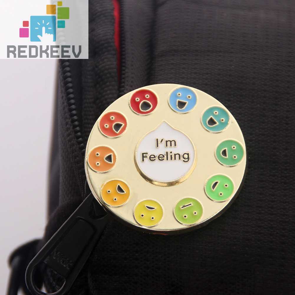 Ghim Cài Áo Hợp Kim Hình Biểu Tượng Cảm Xúc Dễ Thương