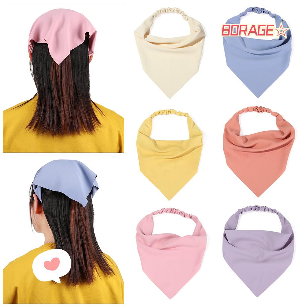 Khăn Turban Màu Trơn Co Giãn Thời Trang