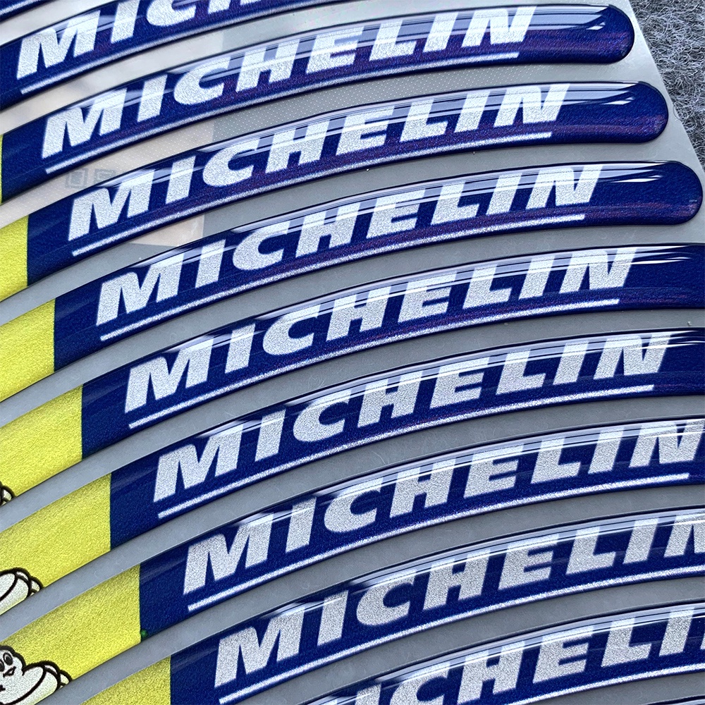 Sticker Dán Trang Trí Bánh Xe Mô Tô Michelin Honda Click125i Click 150i