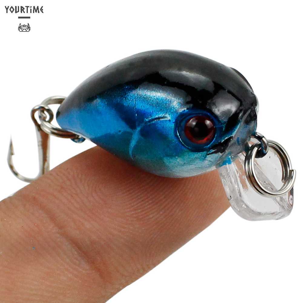 Set 10 Mồi Giả Nhử Cá Bằng Nhựa Gắn Kèm Móc Câu