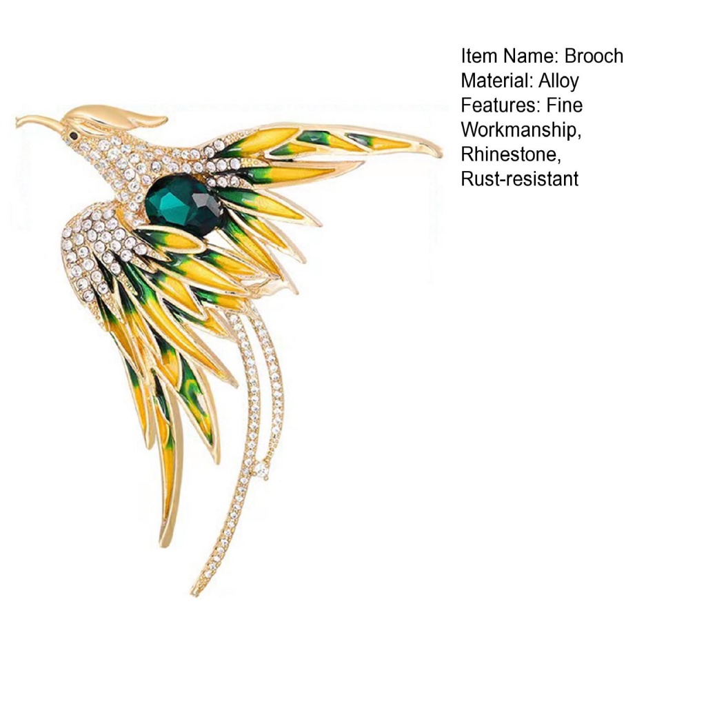 Ghim Cài Áo Đính Đá Thiết Kế Tinh Tế Thời Trang Cho Nữ