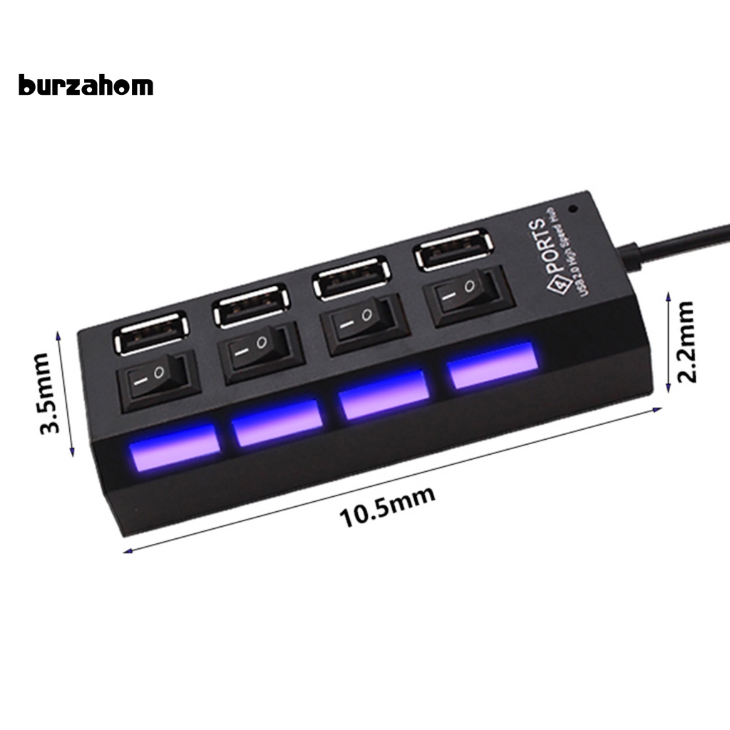 Bộ Chia Cổng USB 2.0 Đa Năng Cho Máy Tính