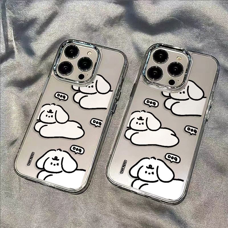 ✅Ốp Điện Thoại Mềm Chống Sốc Hình Cún Dễ Thương Cho Apple Iphone 14Pro 12118 Max YYE6 / 713In