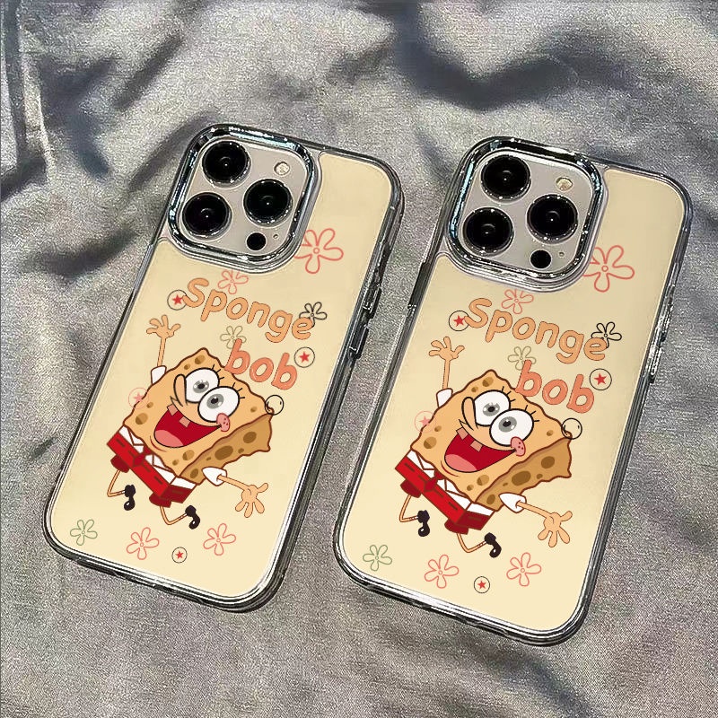 ✅Ốp Điện Thoại Dẻo Họa Tiết Hoạt Hình SpongeBob Chống Sốc Cho iPhone12 11ins Style 8 7HCB 13 14pro7 plus