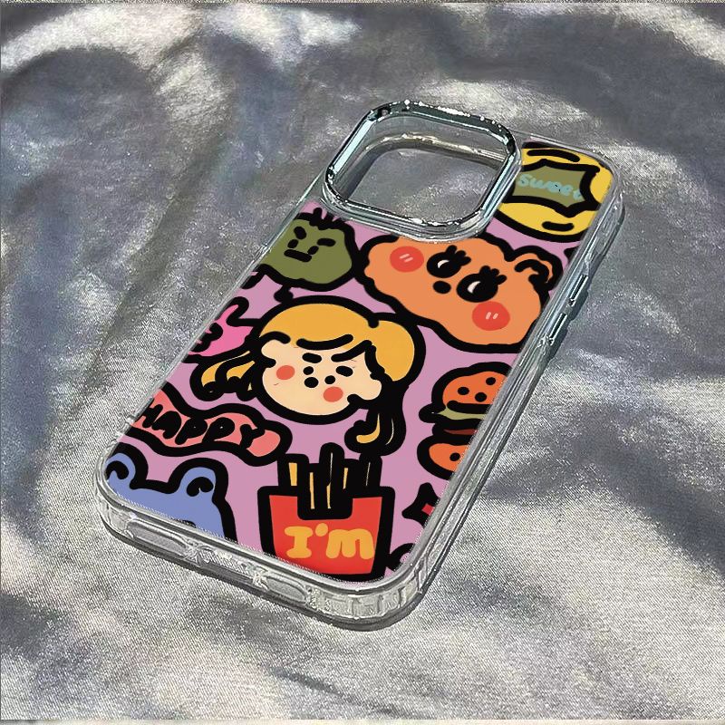 ✅Ốp Điện Thoại Mềm Chống Sốc Họa Tiết Graffiti 137 Cho Iphone max11 814pro / Apple plusiPhone12 KRPZ