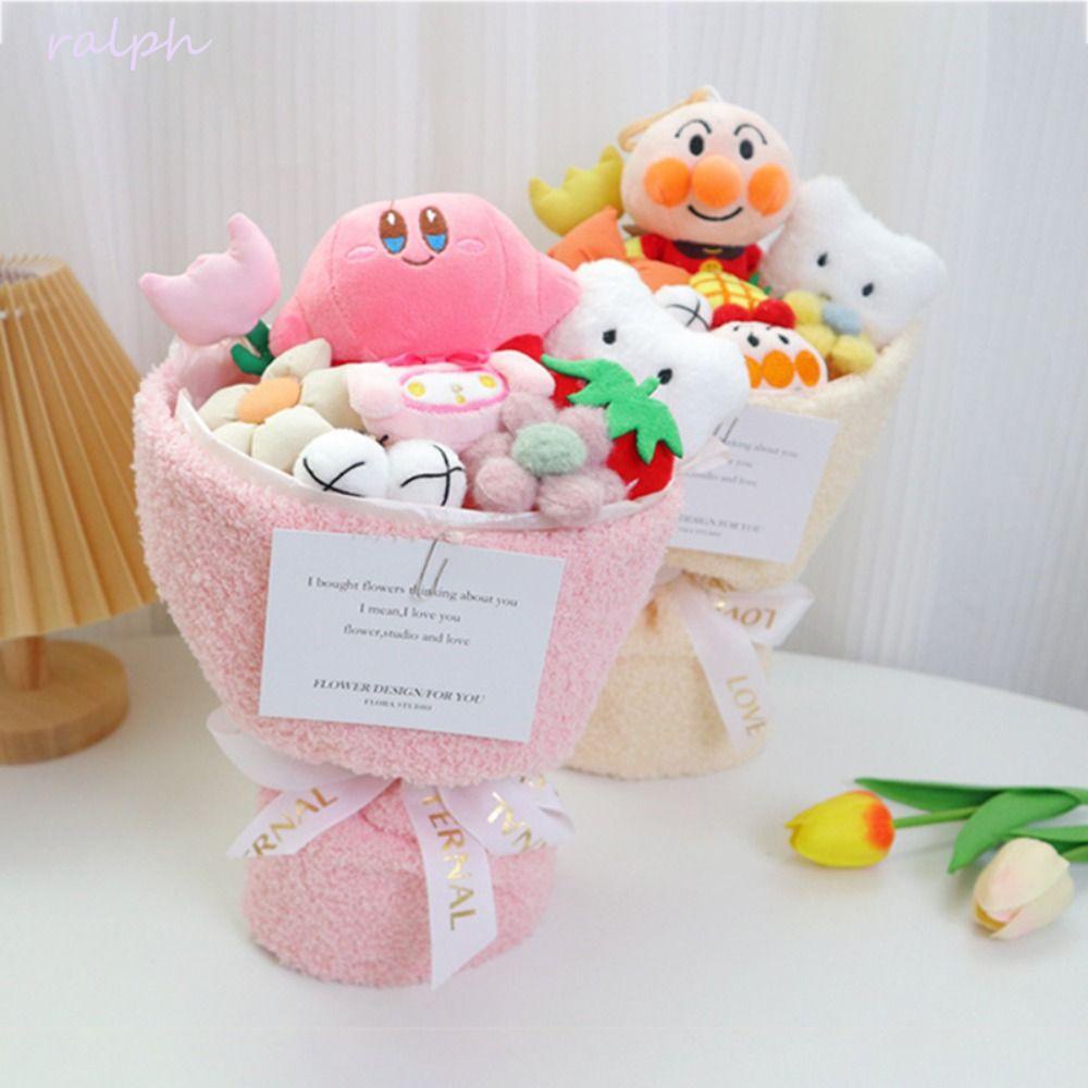 Búp Bê Nhồi Bông Hình Anpanman Kirby Dễ Thương Cho Bé