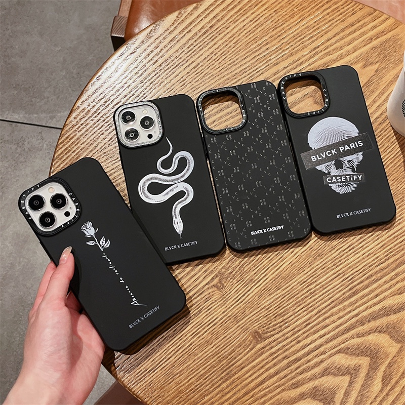 Ốp Điện Thoại Silicon Dẻo Mềm Có Logo Đầu Lâu Cho iPhone 11 14 12 13 Pro Max XR X XS Max 7 8 14 Plus