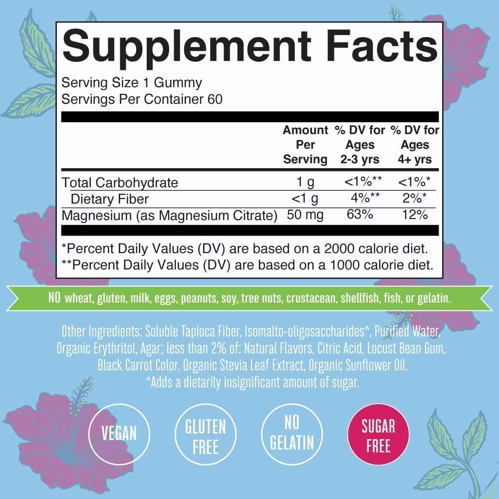 Kẹo Dẻo Magie Calm Cho Trẻ Em Mary Ruth's Kids Magnesium Calm Gummies 60 viên