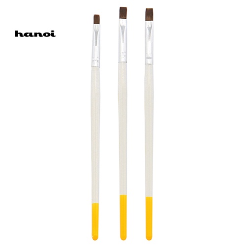 Set 3 Cọ Vẽ Trang Trí Móng Tay Nghệ Thuật Chuyên Nghiệp