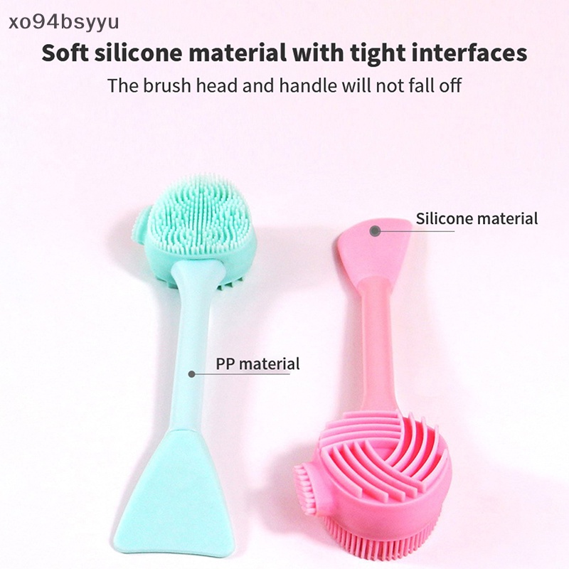Cọ Rửa Mặt Xo94Bsyu Hai Đầu Bằng Silicon Tiện Dụng