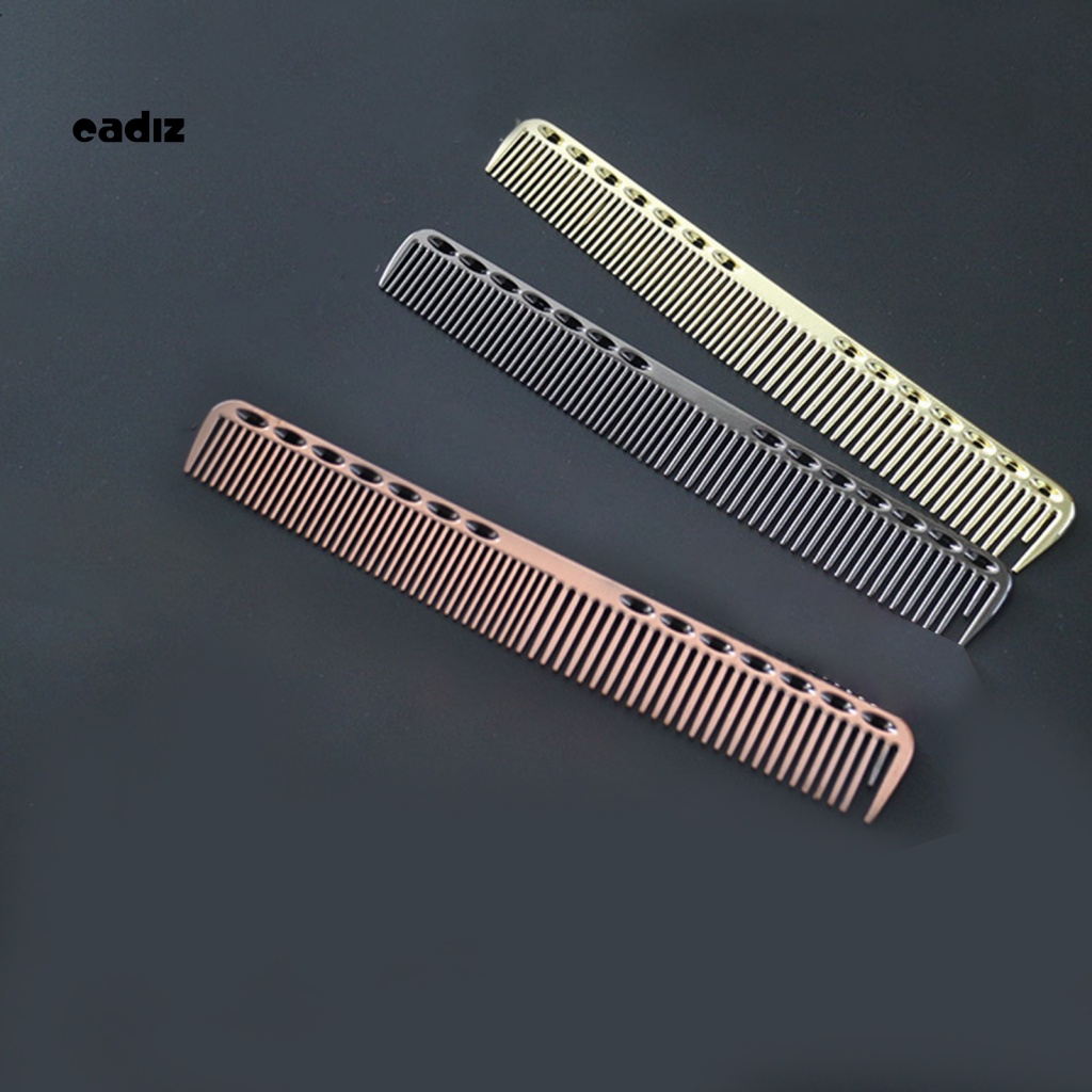 Lược Chải Tóc Bằng Nhôm Chống Tĩnh Điện Màu Sắc Đơn Giản