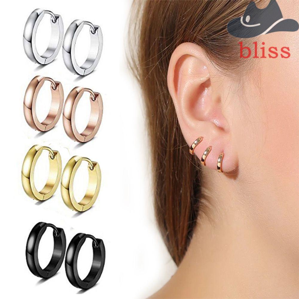 Khuyên Kẹp Vành Tai Mỏng Phong Cách Hiphop Thời Trang Cho Nữ